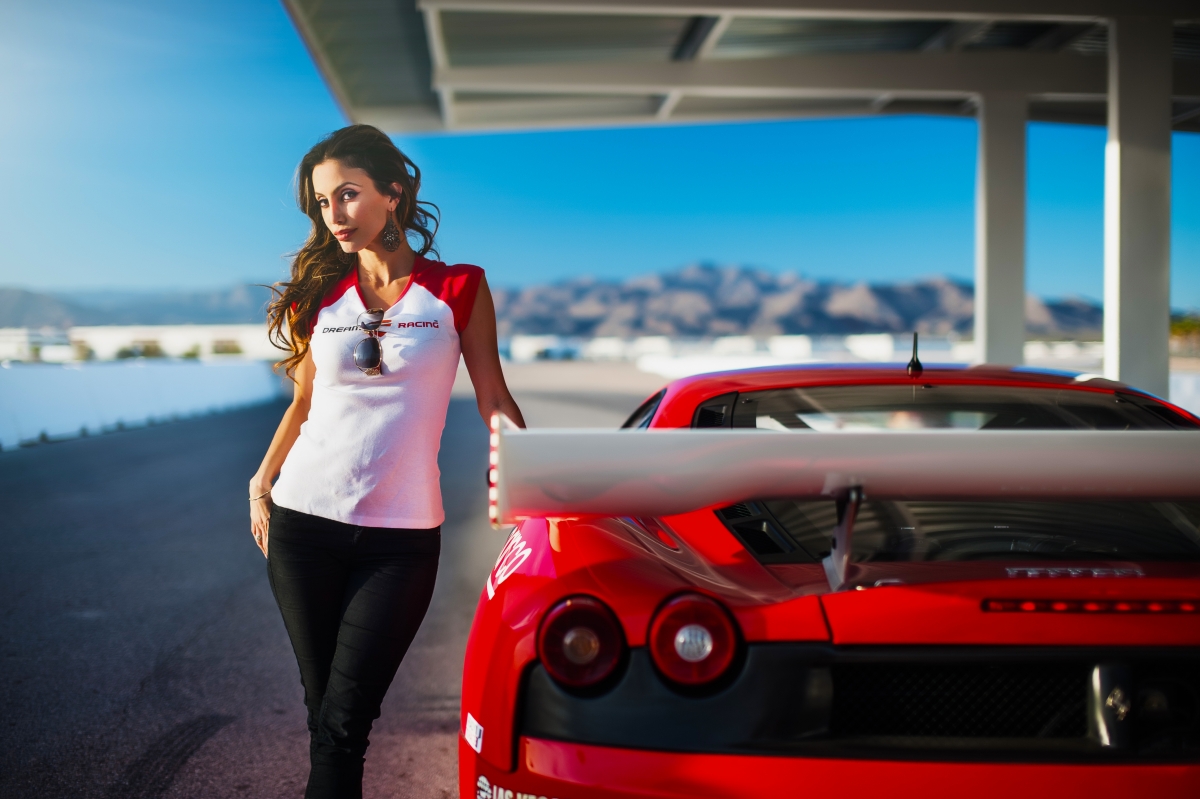 Red Car Beauty 4K Wallpaper