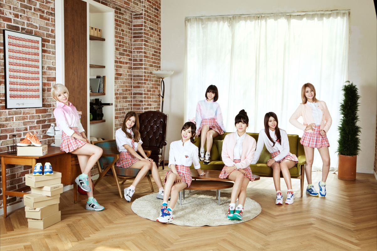 Korean girl group aoa 5k picture wallpaper