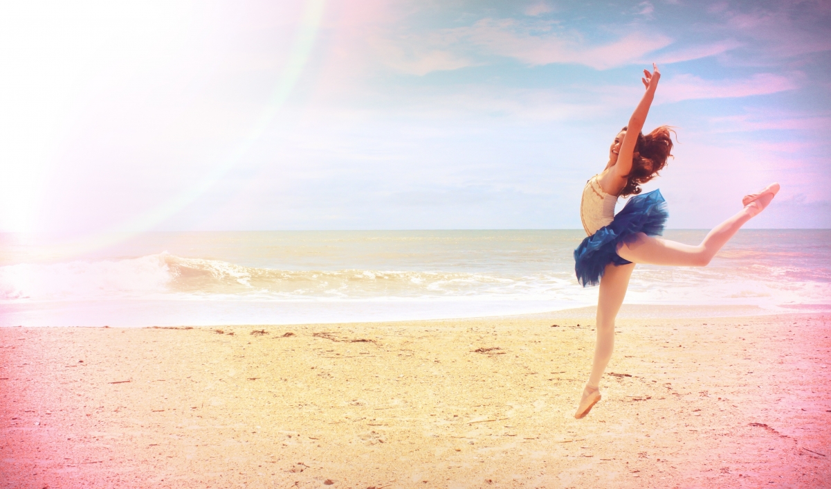 Beach girl ballerina 4