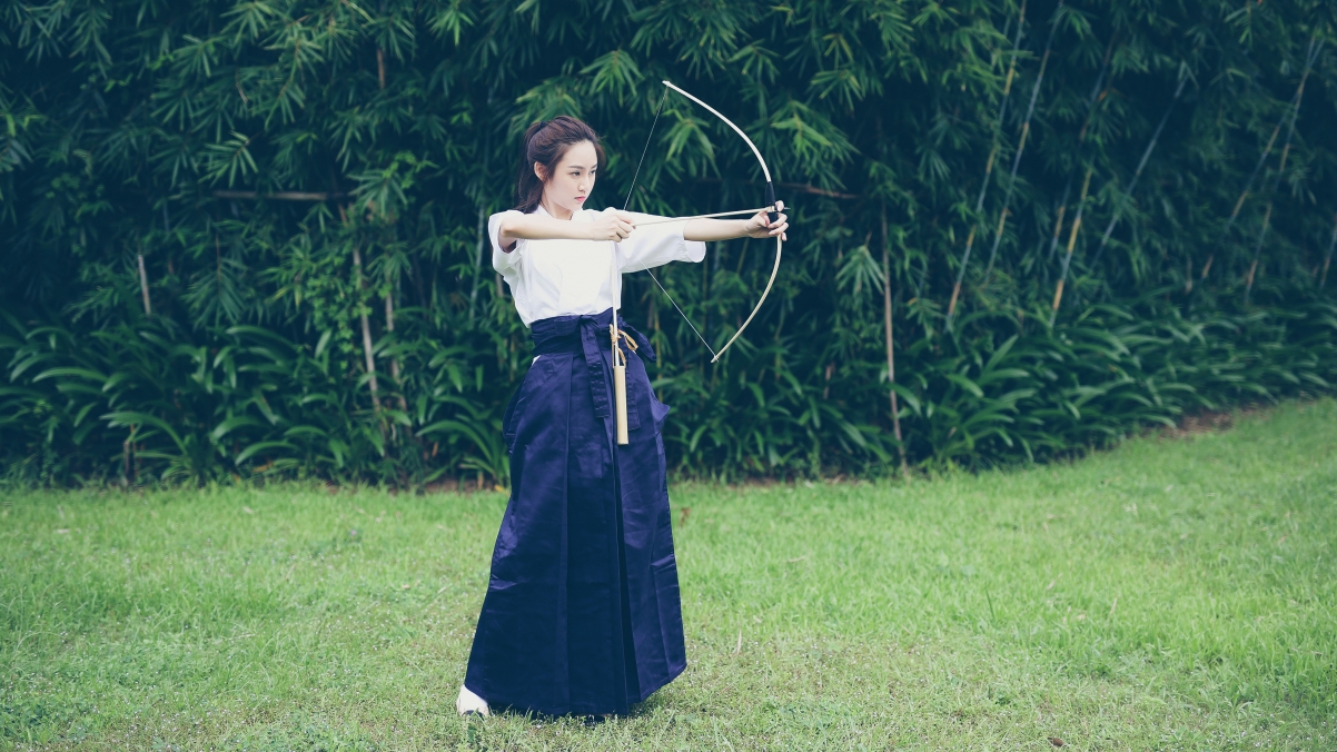 Bow and arrow beautiful beauty Kuemma 4K