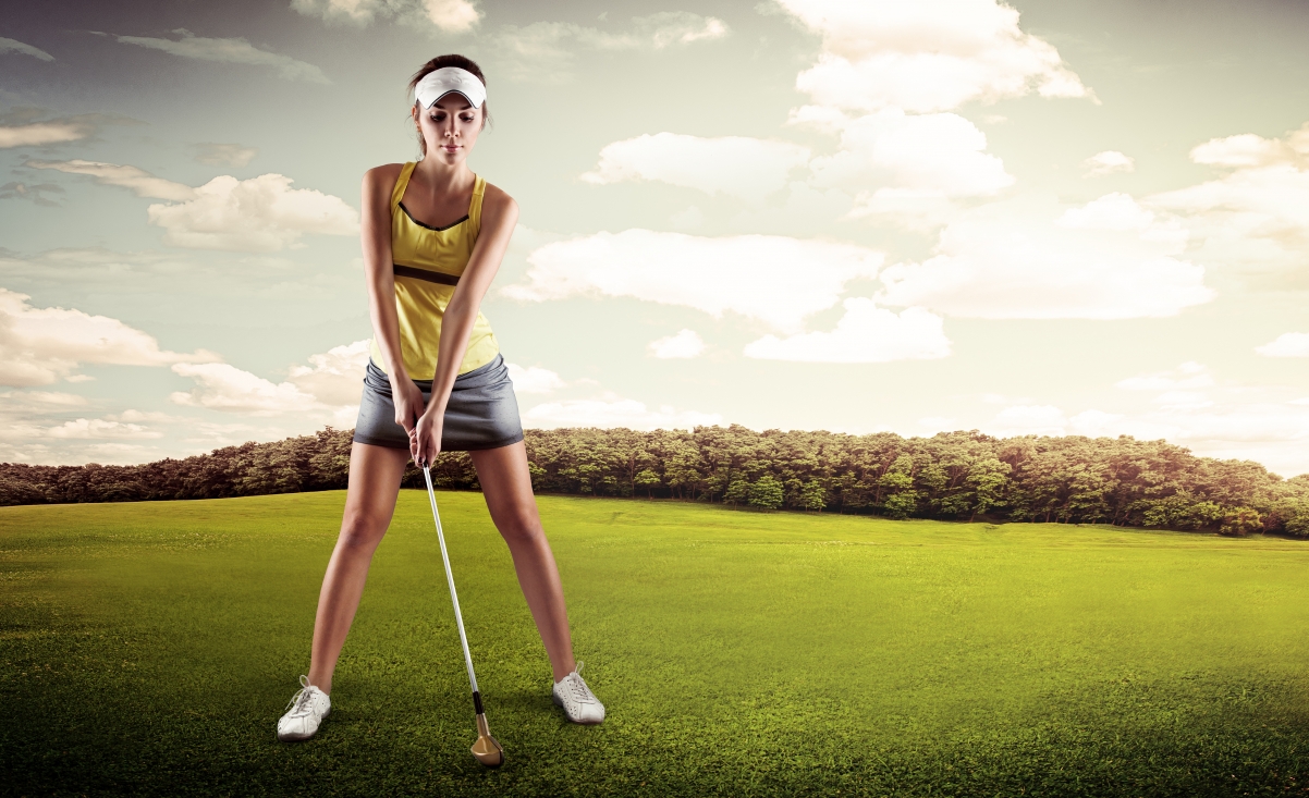 5K pictures of beautiful women playing golf