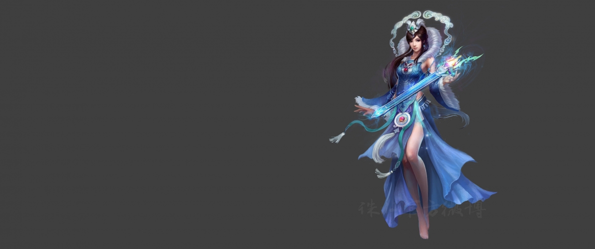 Zhuxian Ancient Style Game Beauty 3440x1