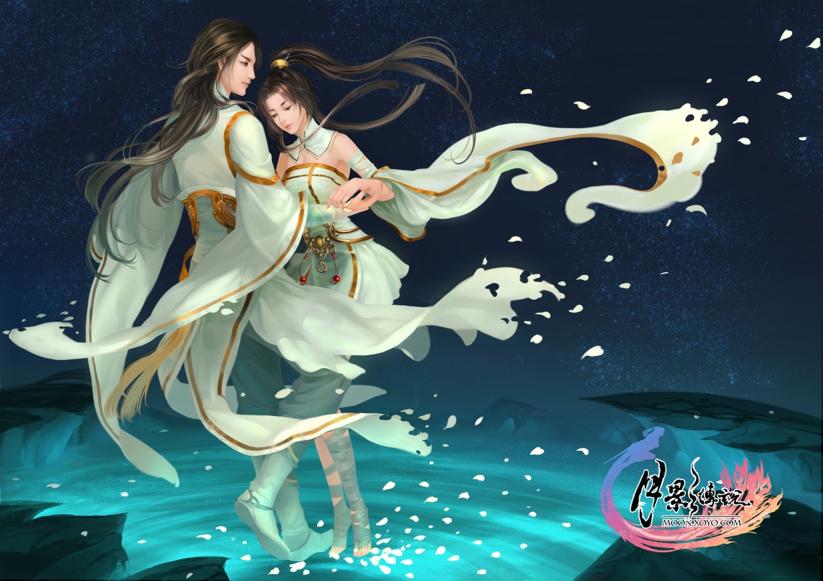 Moon Shadow Legend Tanabata Festival 4K Wallpaper