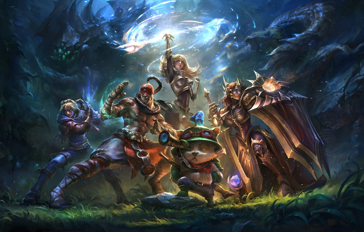 League of Legends Original Painting HD Wallpaper