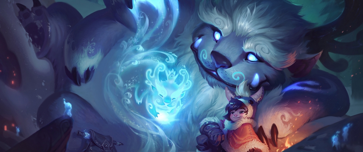 League of Legends Snow Twins 3440x1
