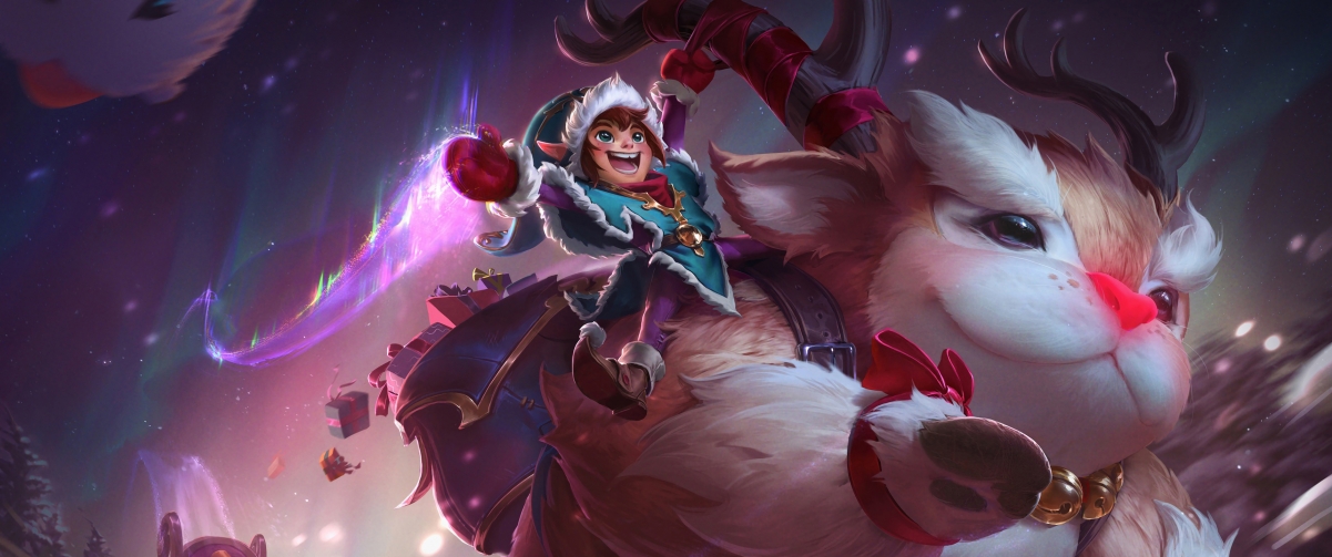 League of Legends Christmas Carnival 3440x1