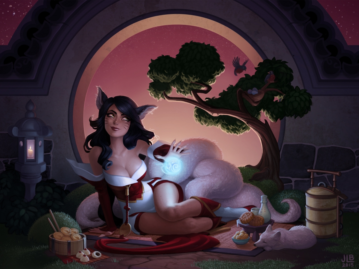 League of Legends Nine Tailed Fox 4k Picture Wall