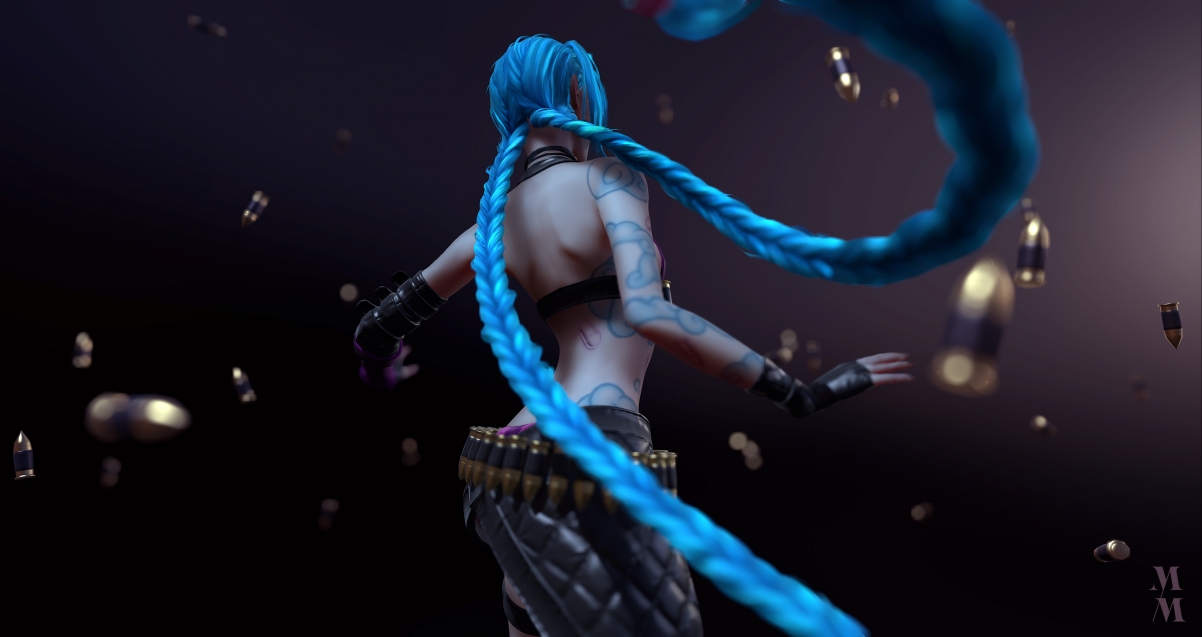 League of Legends Jinx 4k Wallpaper