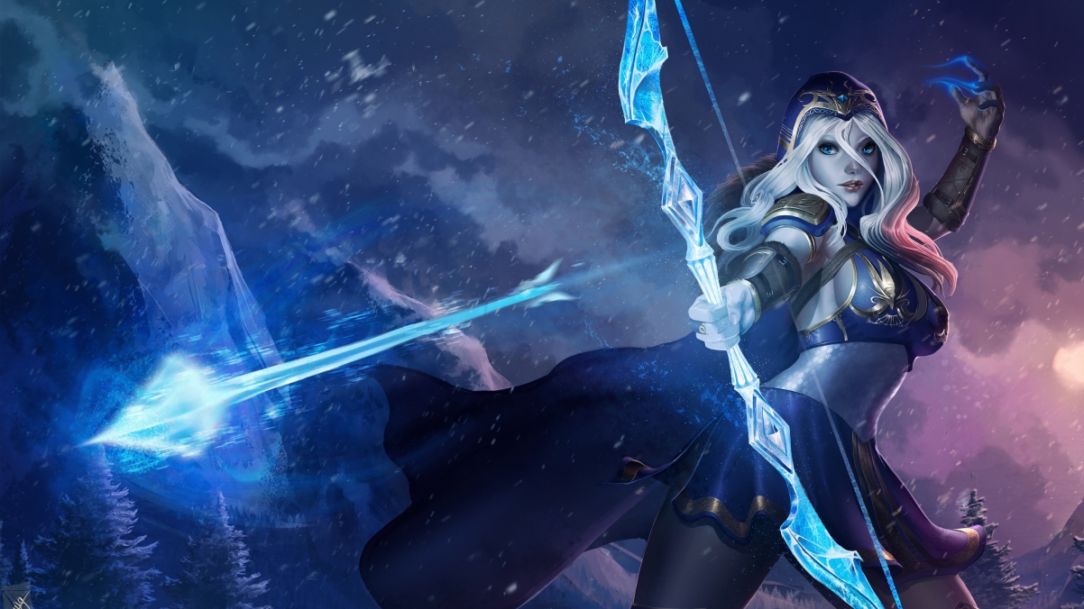League of Legends Ashe 4K Game Wallpaper