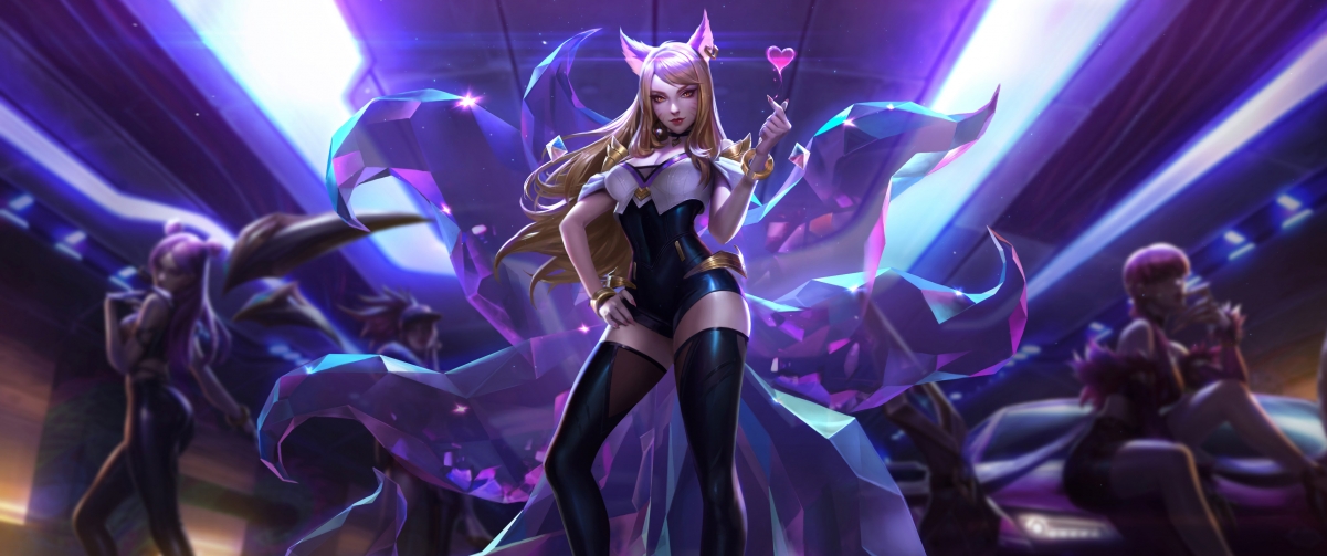 League of Legends Ari K/DA Girl Team Skin