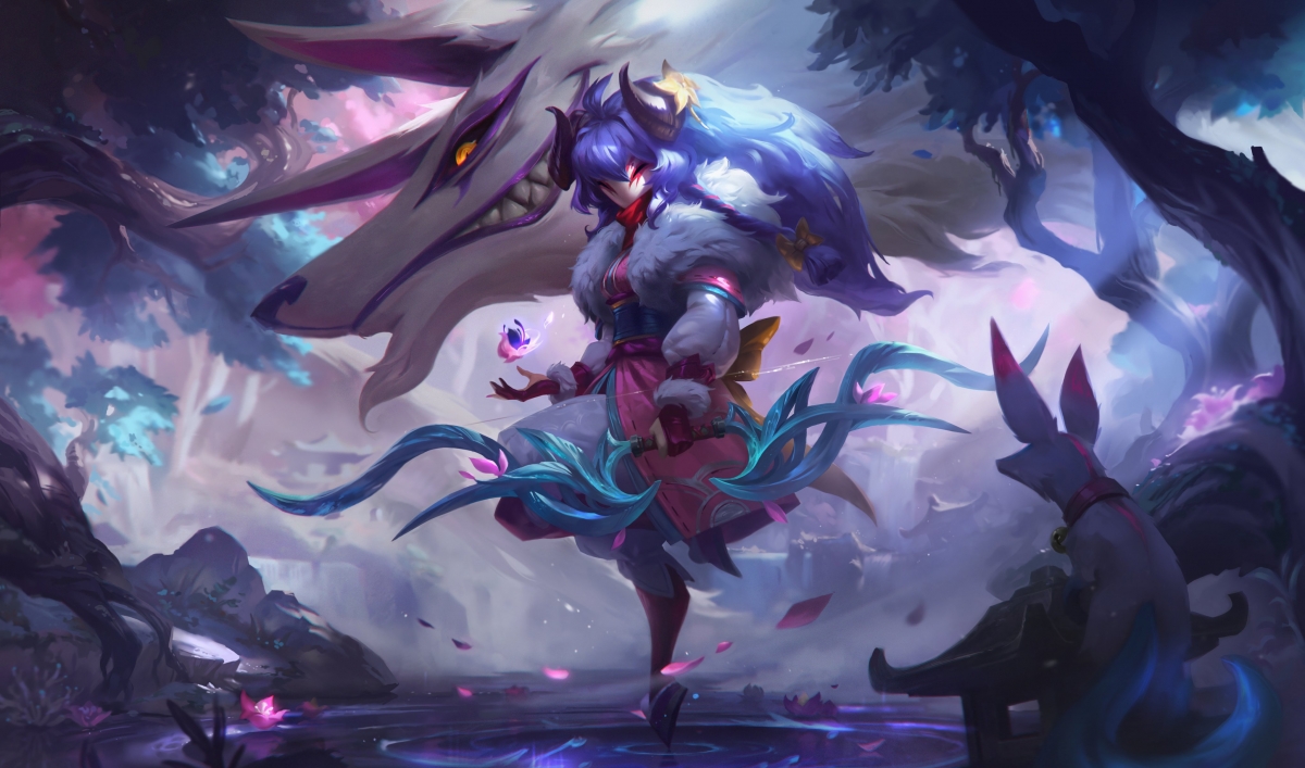 League of Legends lol forever hunting twin spirits