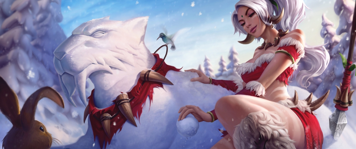 League of Legends LOL Snow Suit Nidalee 3