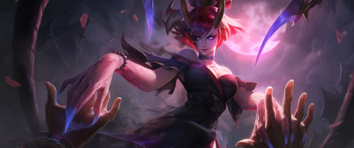 League of Legends LOL Crimson Moon Eve