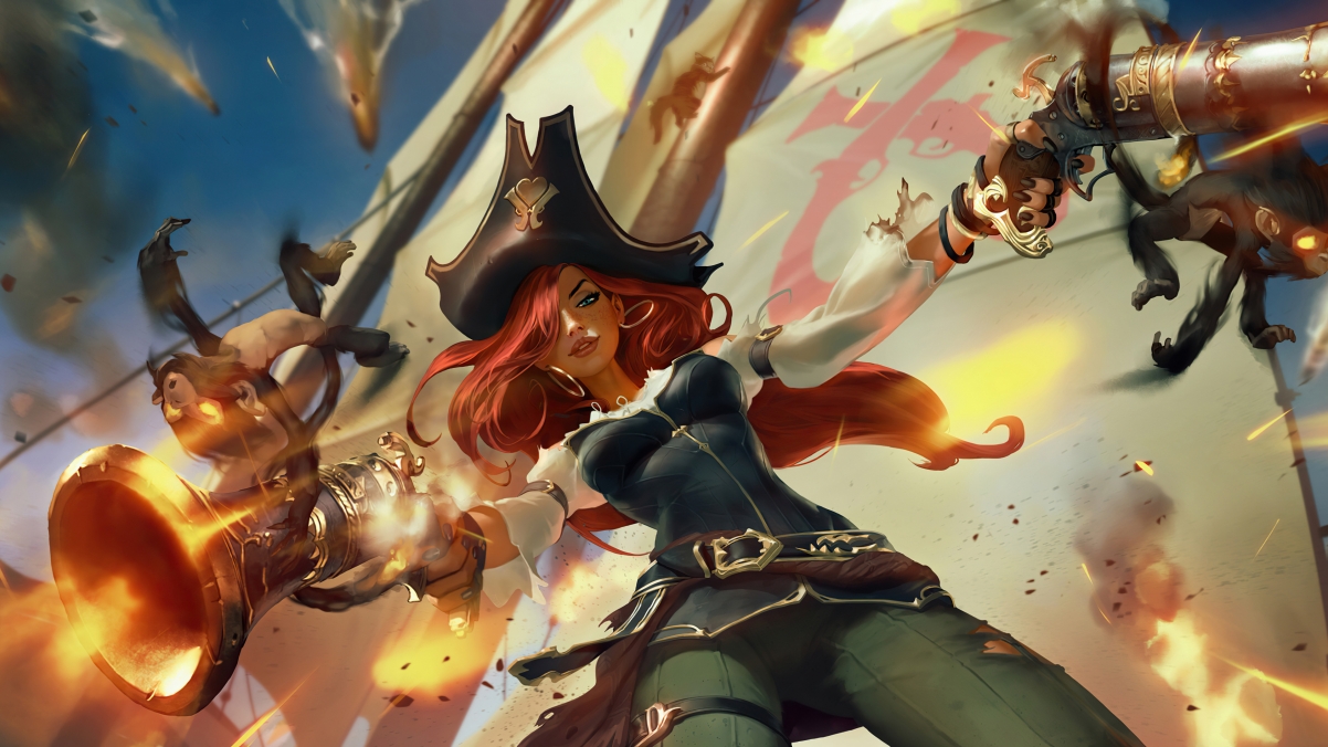 League of Legends lol illustration bounty hunt