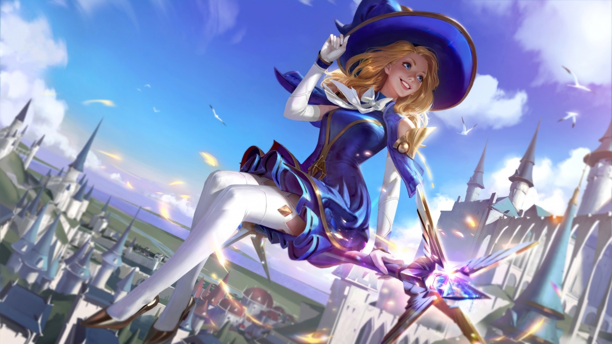 League of Legends lol illustration arcane light