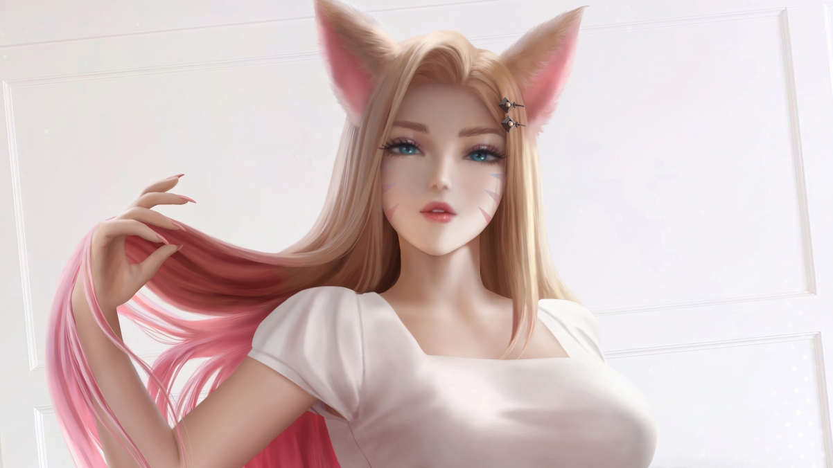League of Legends KDA long-haired beauty Ahri
