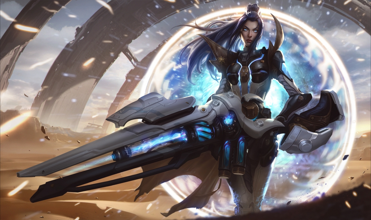 League of Legends, desert, female warrior, l