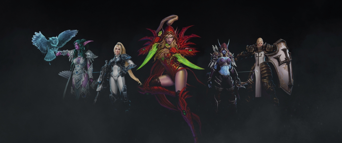 League of Legends World of Warcraft 3440x