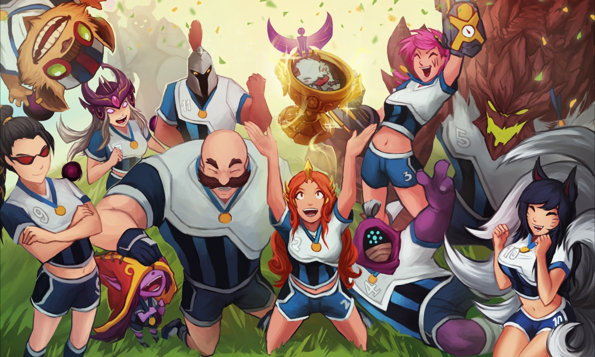 League of Legends LOL Doujin Original Painting