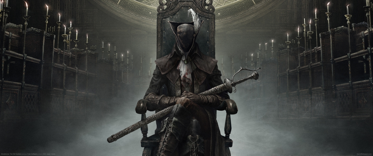 Bloodborne Curse Old Hunter 3440x144