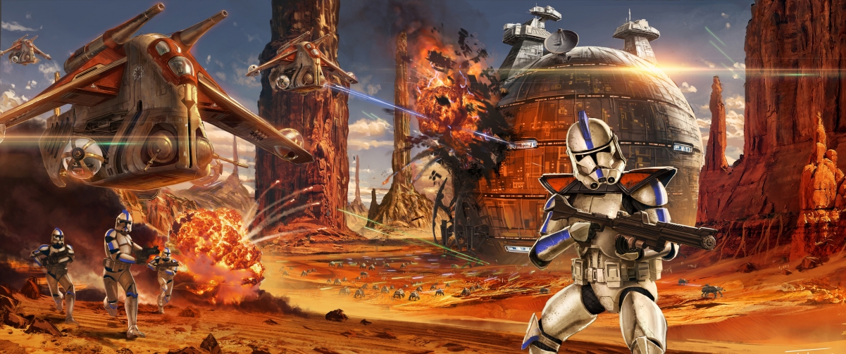 Star Wars 3440x1440 game wall