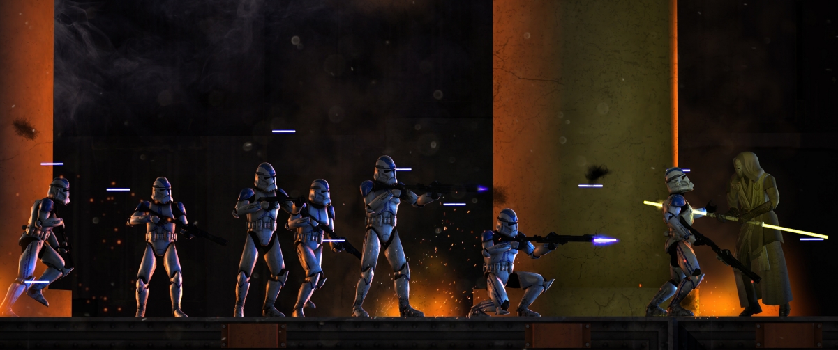 Star Wars 3440x1440 with fish screen