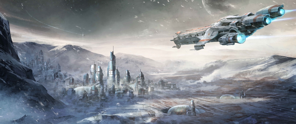 Star Citizen Game 3440x1440 Wall