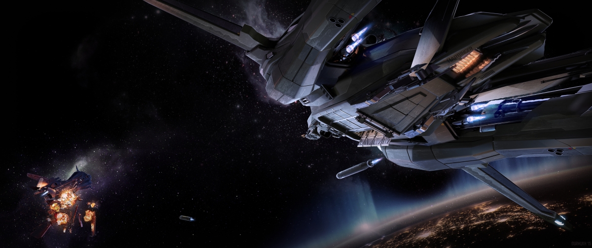 Star citizen, planet, space, battle