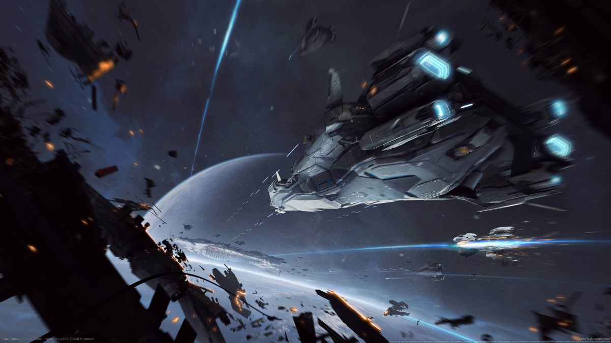 Star Citizen Spaceship 4k Wallpaper