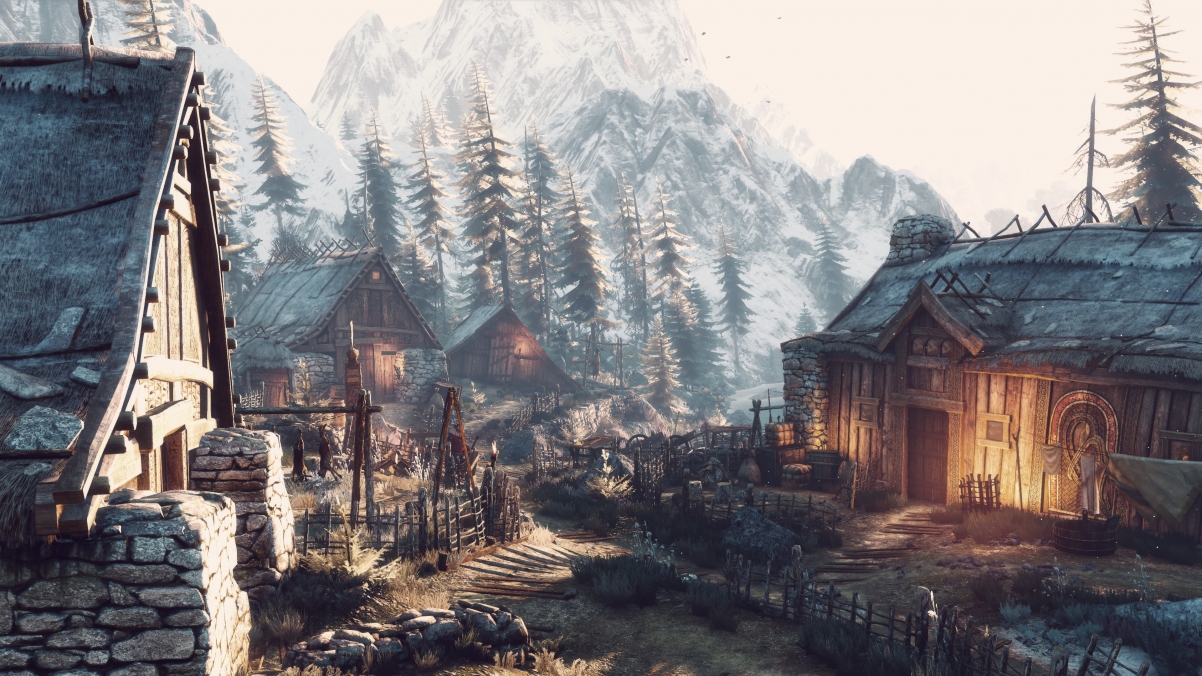 The Witcher 3 game landscape 3840x2160