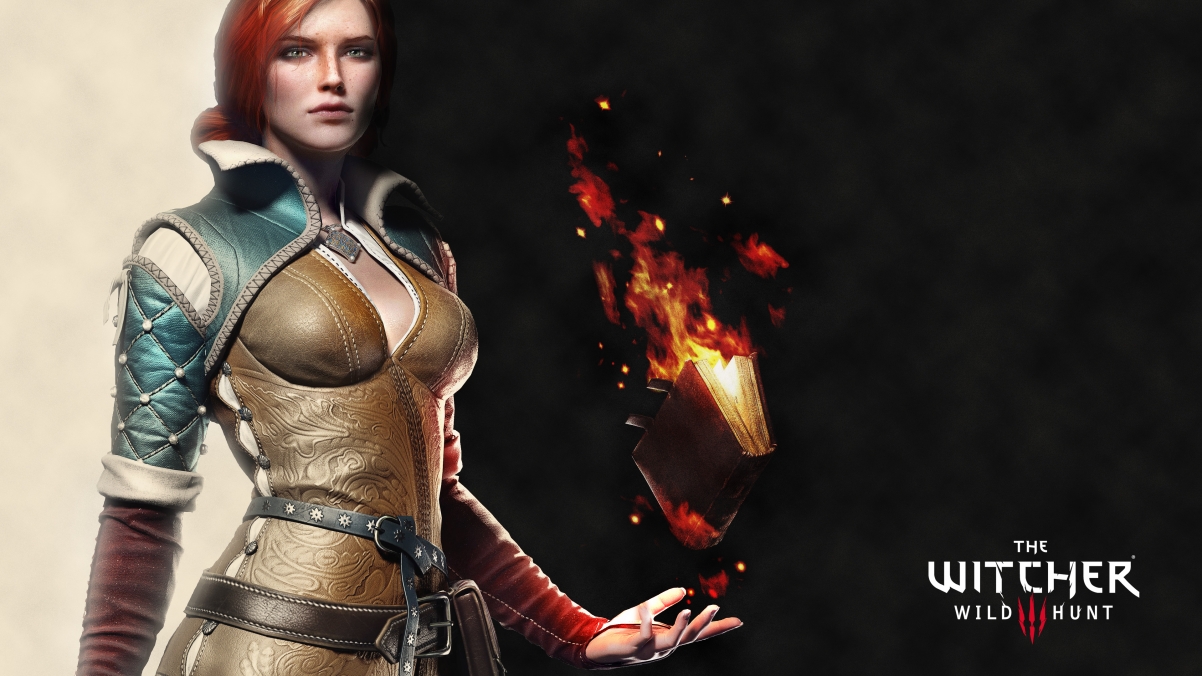 The Witcher 3 wild hunt triss 4K game wall