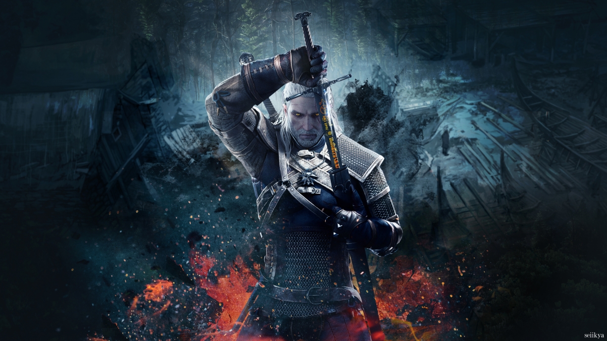 The Witcher 3 White Wolf Geralt 4k Wallpaper