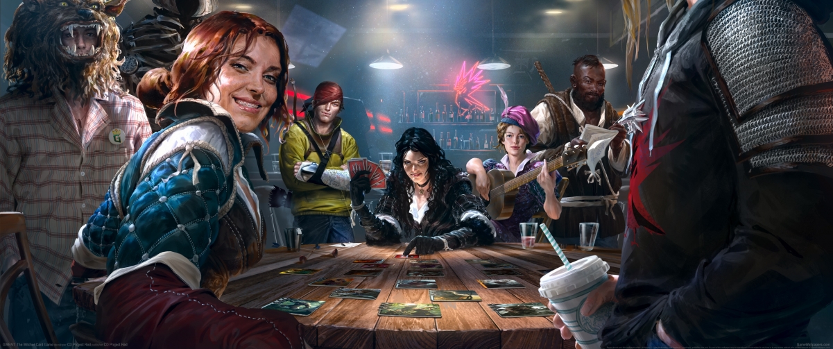 The Witcher: Gwent Card 3440x1440 Tour
