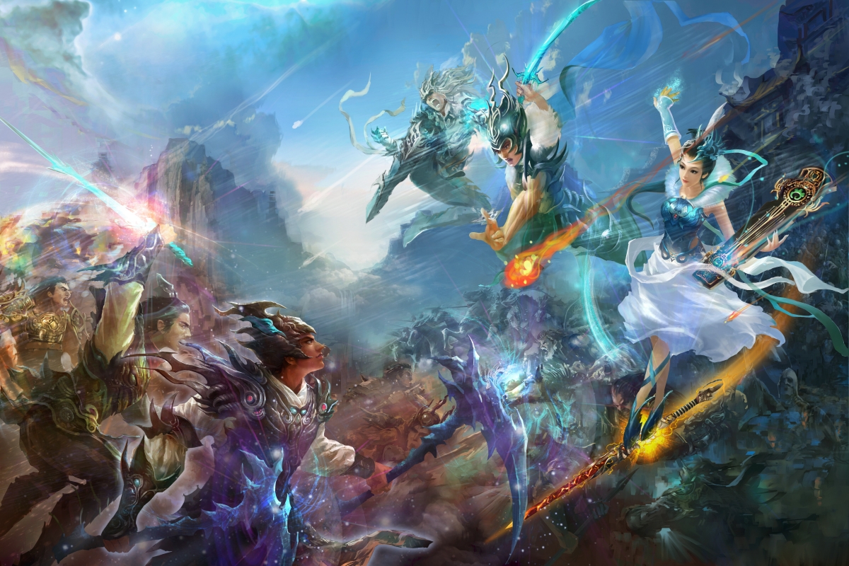 Perfect world, Chinese style game 6k wall