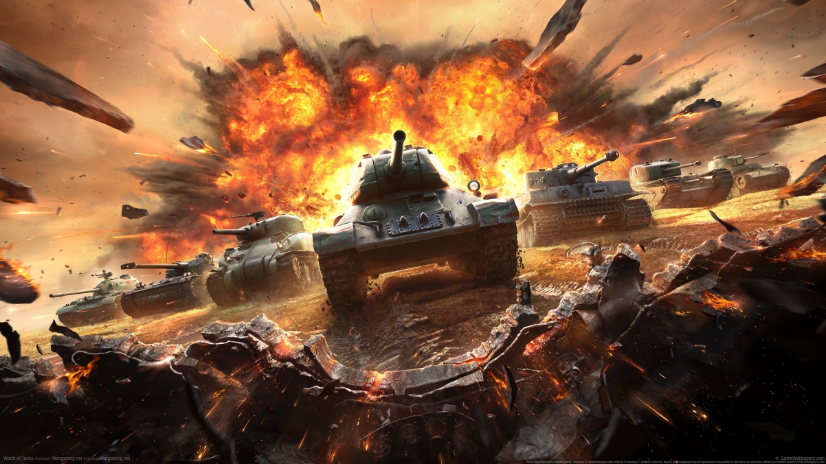 World of Tanks 4k original painting wallpaper