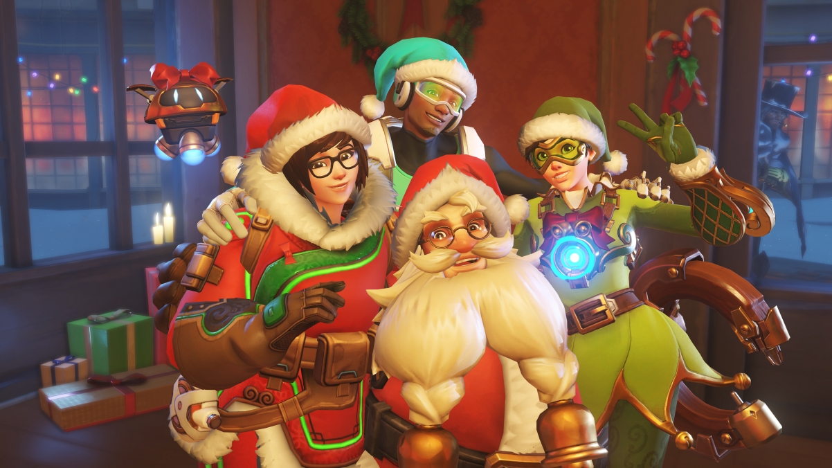 Overwatch Christmas 4K Wallpaper