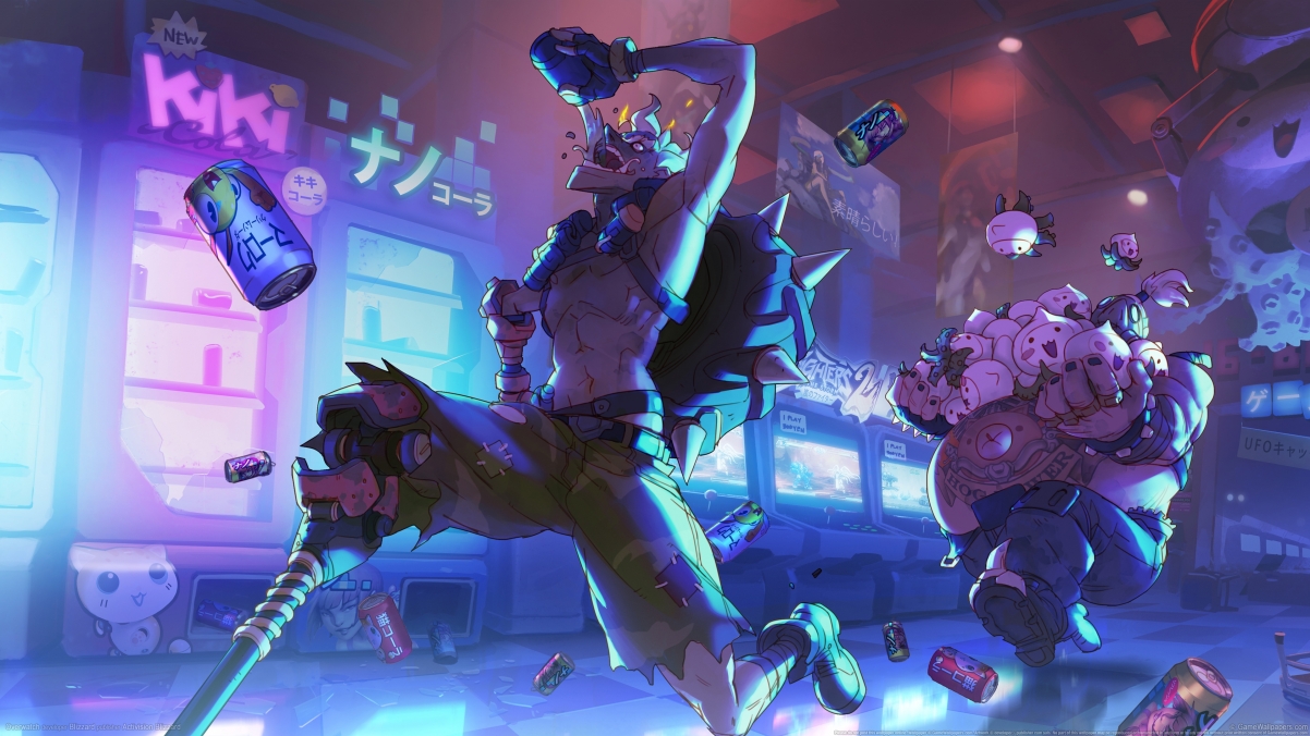 Overwatch Junkrat and Roadhog 4k Tour