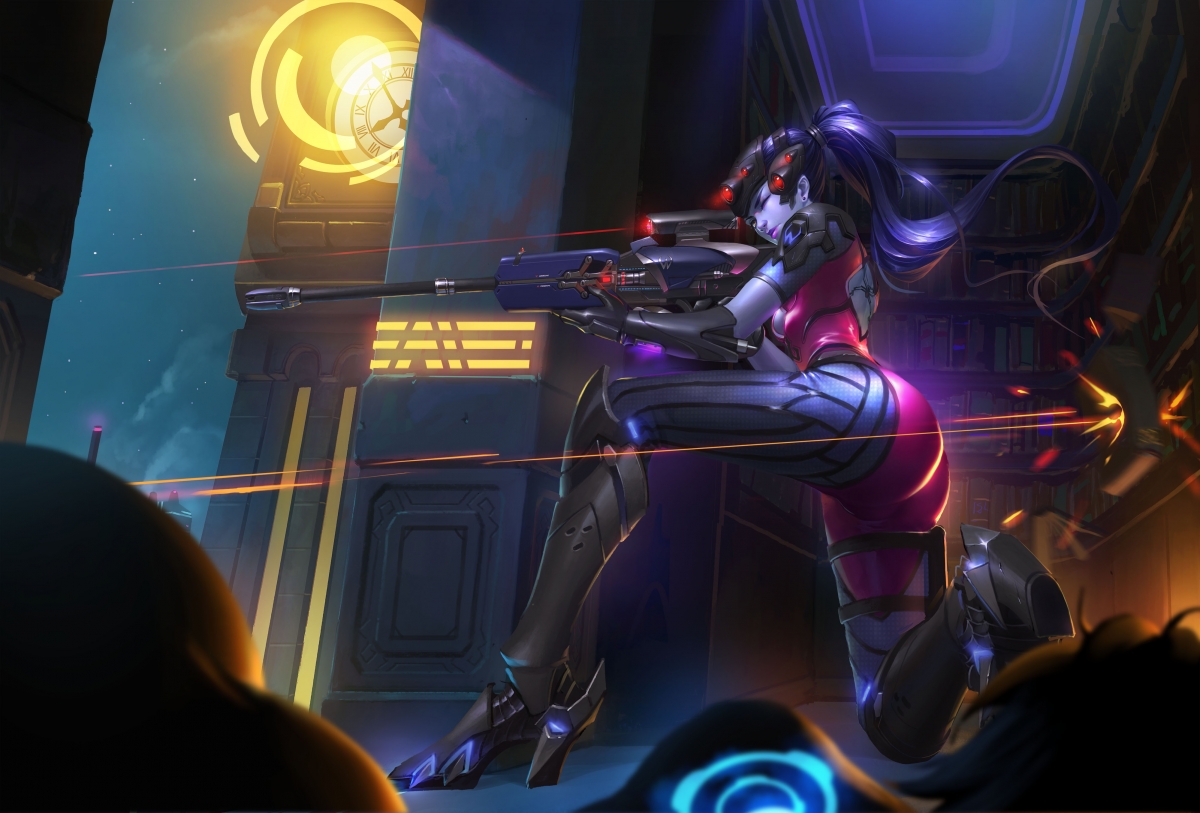 Overwatch Widowmaker Shooting 4K