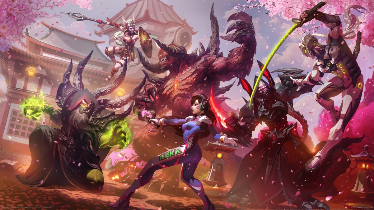 Overwatch DVA Genji 3840x2