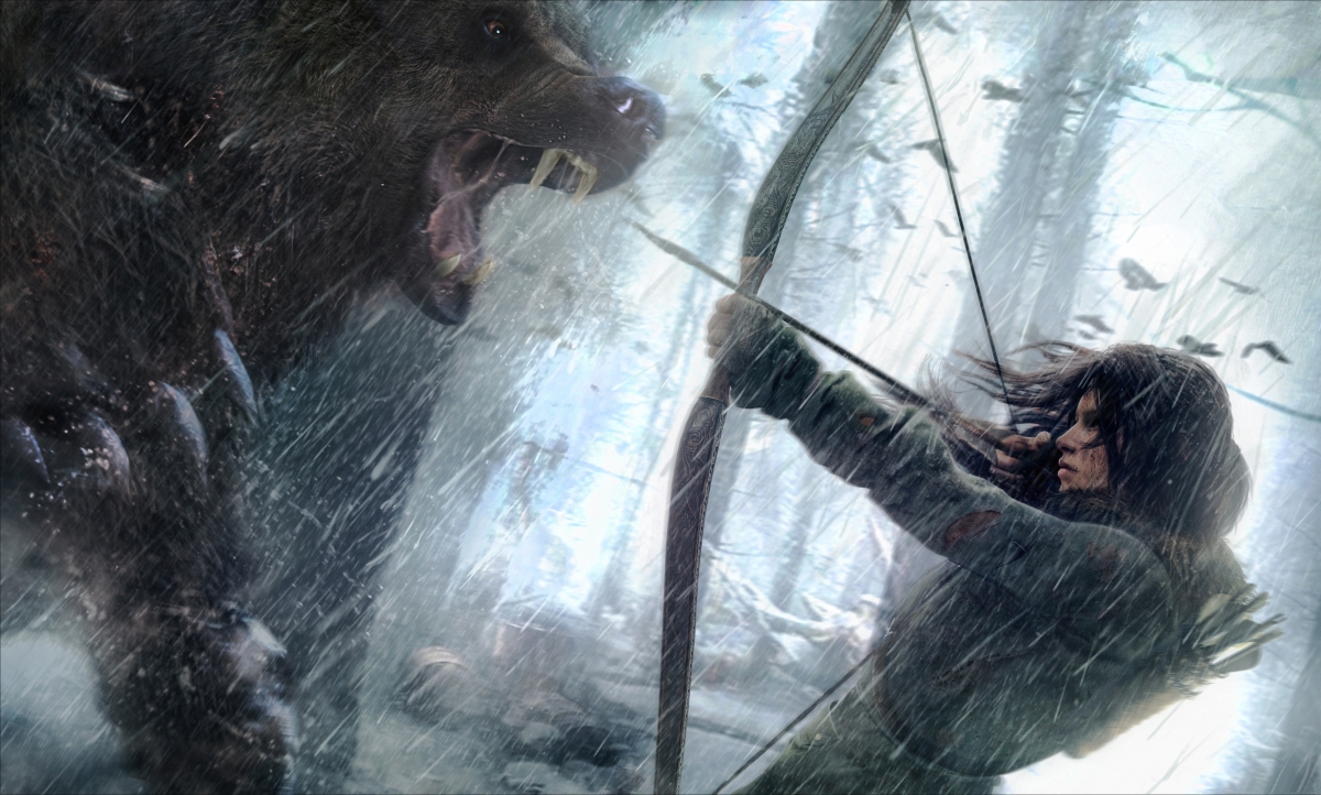 Girl Snow Wolf Bow and Arrow Lallack
