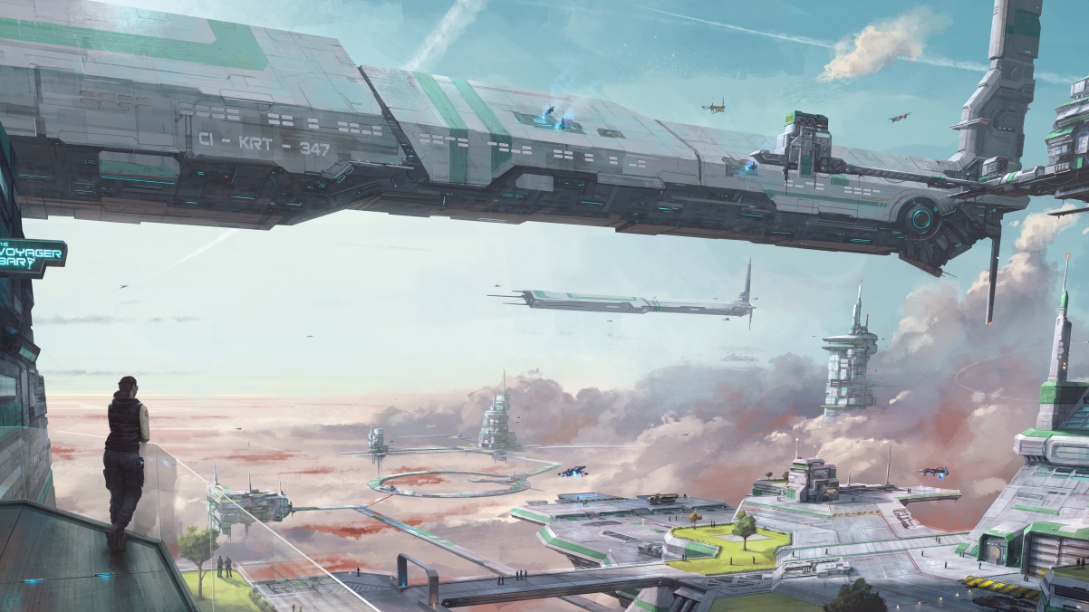 Girl Star Citizen 4K Wallpaper