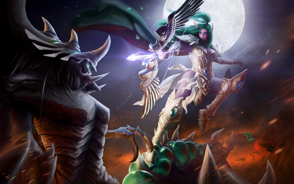 Warcraft heroes original painting 4k game