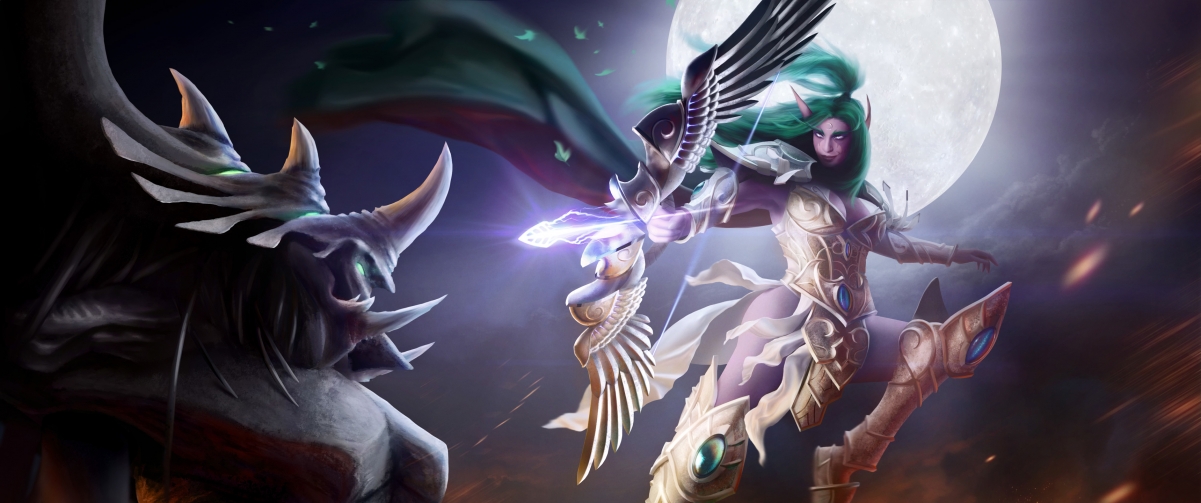 Warcraft 3440x1440 game wall