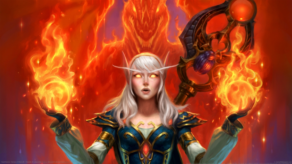 Warcraft hero Hearthstone 4k game