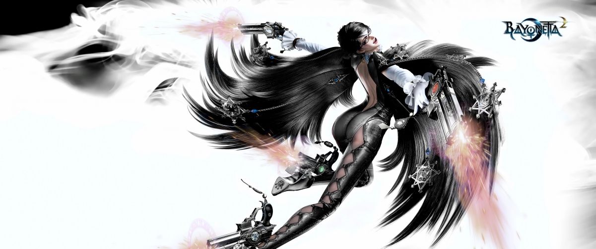 Bayonetta 2 with fish screen wallpaper