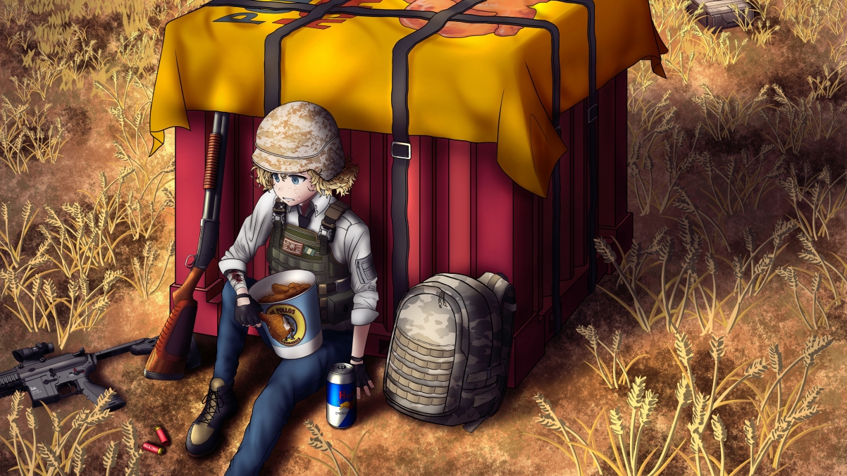 Airdrop Fried Chicken Bucket PlayerUnknown