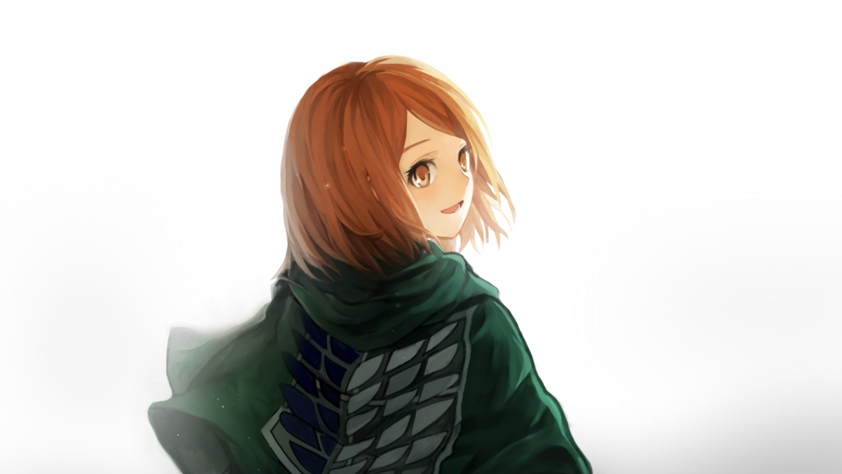 Attack on the giant cute girl 4k wall