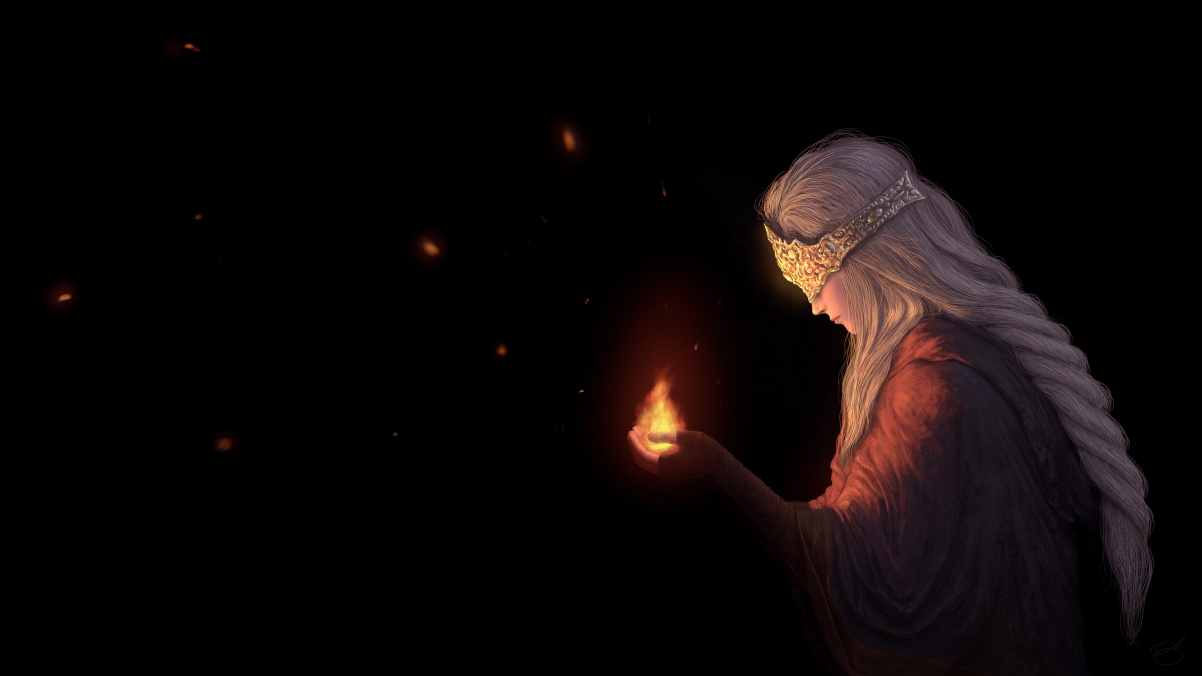 Dark Souls Firekeeper 4K Wall