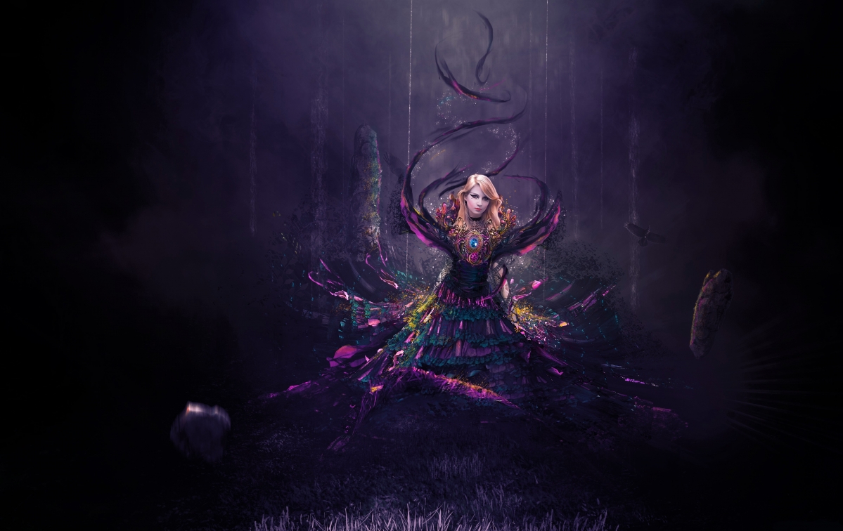 Dark Goddess 4K Wallpaper