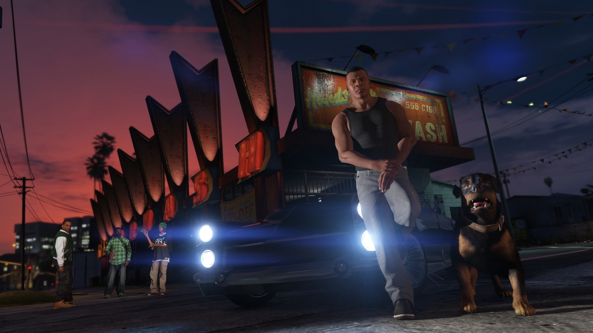 Franklin Los Santos night